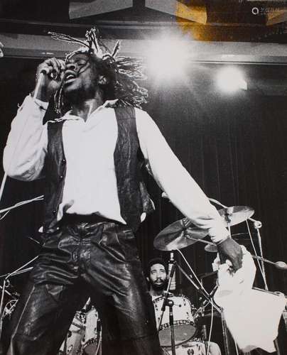 Konzertfoto Dennis Brown (1957-1999) / A concert photograph ...