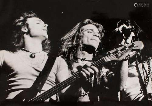 Konzertfoto der Rockband Van Halen / A concert photograph of...