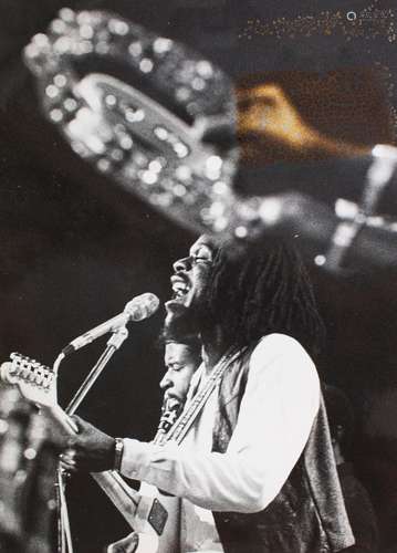 Konzertfoto Dennis Brown (1957-1999) / A concert photograph ...