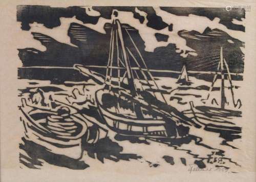 Ludwig Fellner (1917-2006),  Segelboote  /  Sailing boats , ...