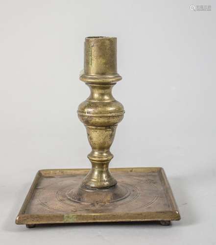 Bronze Leuchter / A bronze candlestick, deutsch, 16. Jh.