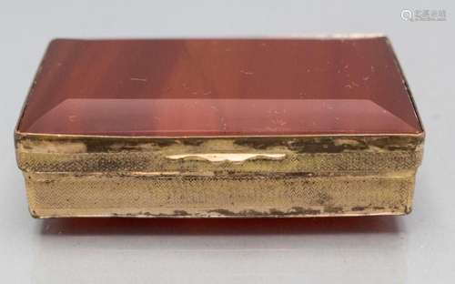 Tabatiere / A brass snuffbox, 19. Jh.