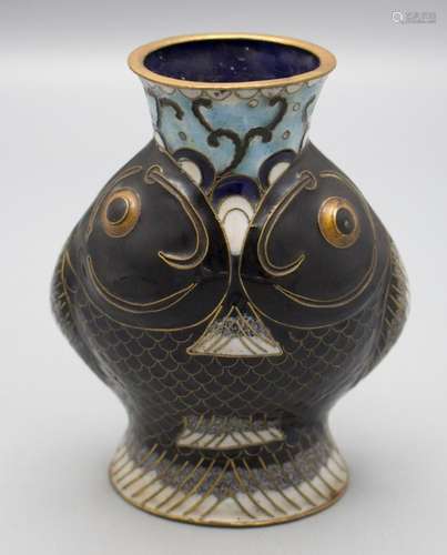 Seltene Cloisonné-Vase / A rare Cloisonné vase, China, späte...