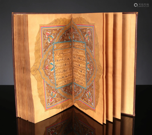 Ottoman Quran juz by Mustafa Ezzat Efendi 1225AH/1810AD