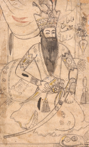 A Sketch of Fatâ€²h Ali Shah Qajar
