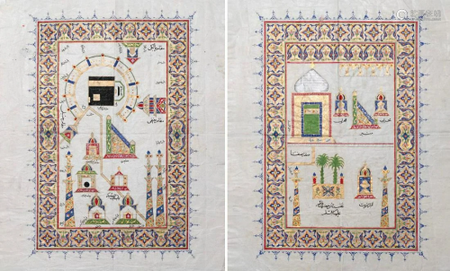 Two Maps of Mecca and Medina