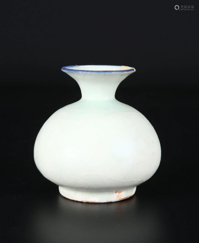 A Kashan Pottery Vase.