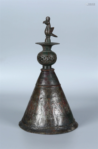 A Khorasan Bronze Camel Bell