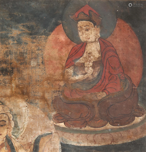 Section of a 17th Century Thangka