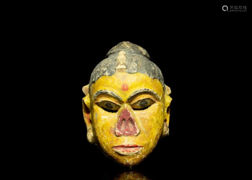 Two Indian Ceremonial Masks