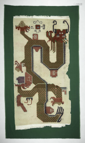 A Tibetan Dragon Rug, Himalayan States