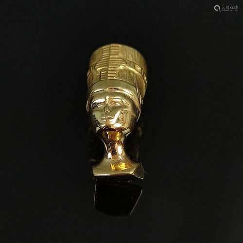 Pendant "Nefertiti", 585/14K yellow gold (tested),...