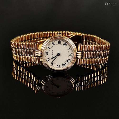 Wristwatch Cartier, Vendome Trinity, 750/18K yellow / white ...