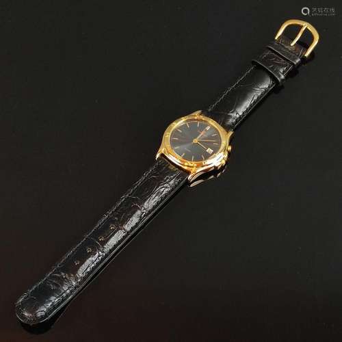 Wristwatch Junghans in case, with date display at number thr...