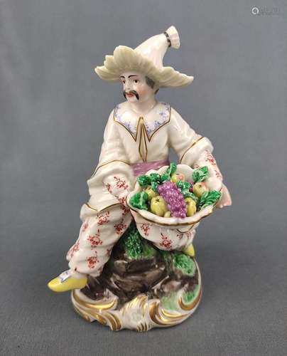 Figurine in chinoiserie style, Nymphenburg/ Frankenthal, wal...