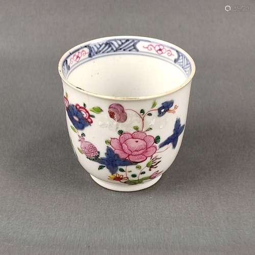 Cup, famille rose, China circa 1900, porcelain cup with poly...