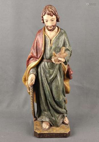 Saint Joseph, Oberammergau, sculpture workshop Eich, with pl...