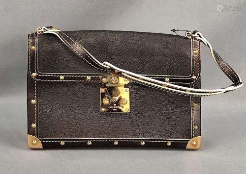Handbag, Louis Vuitton, "l Aimable", black leather...
