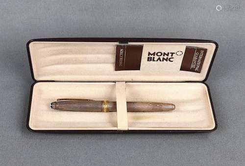 Mont Blanc, fountain pen, Meisterstück Solitaire, 750/18K go...