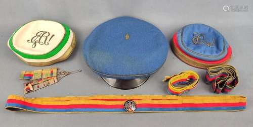 Lot Studentika, Burschenschaft Alania Aachen, 7 pieces, cons...