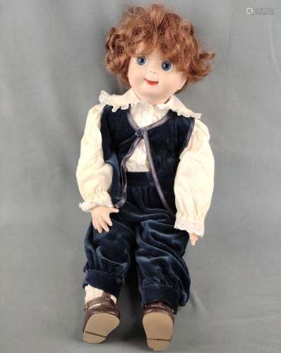 Doll "Googlie" by J.D. Kestner, with big blue eyes...