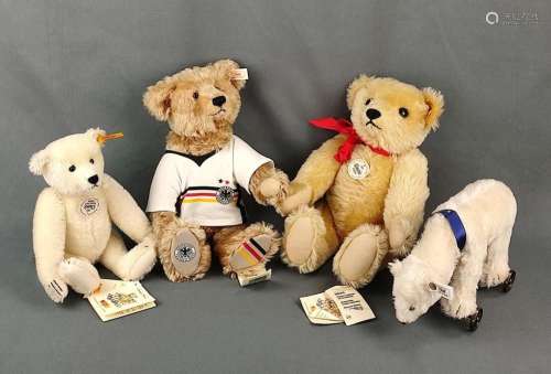 Convolute Steiff bears, consisting of 4 bears, consisting of...