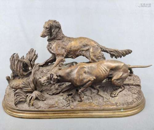 Mene, Pierre-Jules (1810 - 1879) "Partridge hunting&quo...