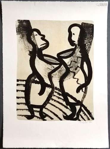 Barfuss, Ina (1949 Lüneburg) "Untitled", lithograp...