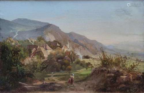 Studer, Bernhard (1832 Gunzgen - 1868 Munich) "Mountain...