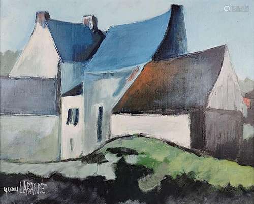 Labarre, Yvon (1943-2008) "La Motte", small villag...