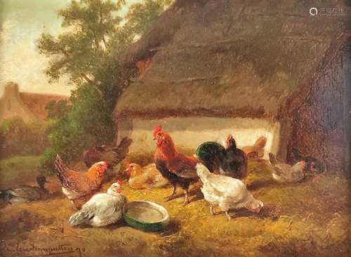 Leemputten van, Cornelis (1841 Werchter - 1902 Schaerbeek) &...