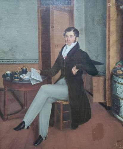 Portraitist (19th century) "Portrait of a Gentleman&quo...