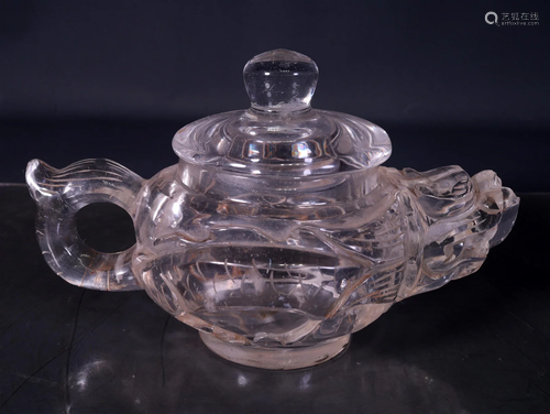 A Lovely Crystal Teapot