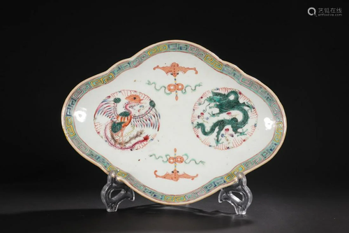 An Unusual Famille-rose Plate