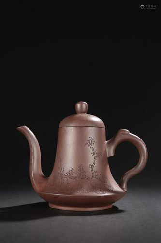 A Fine Zisha Teapot