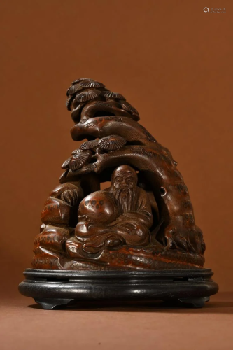 A Fine Bamboo Carved Ornament