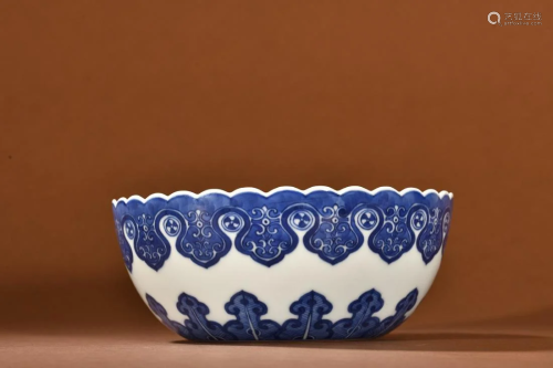 A Fine Blue and White Bowl