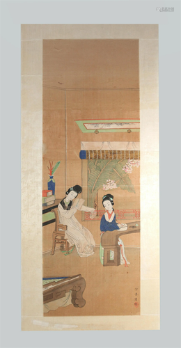 Chinese painting, possibly 19th c.