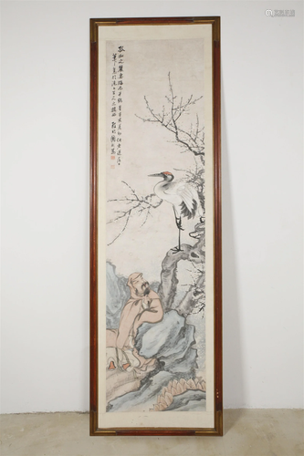 Chinese watercolor painting, possibly Republican period