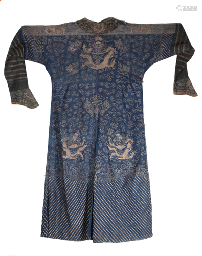 Chinese dragon robe, possibly 19th c.