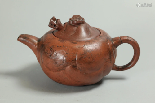 Chinese yixing teapot, possibly Republican period