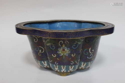 Chinese Cloisonne Planter