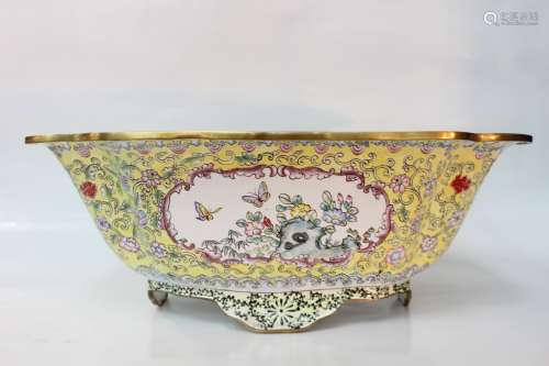 Chinese Cloisonne Planter