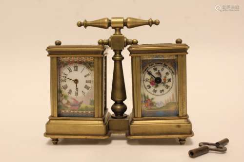Antique Clock Barometer