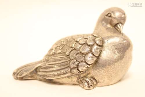 Sterling Silver Pigeon