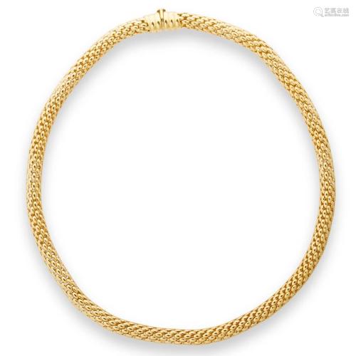 An eighteen karat gold necklace, FOPE