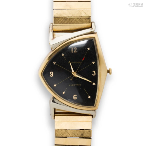 A ten karat gold-filled wristwatch, Electric, 'Pacer&#x...