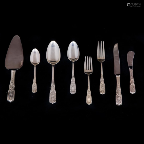A (23 pc) Westmoreland sterling flatware service