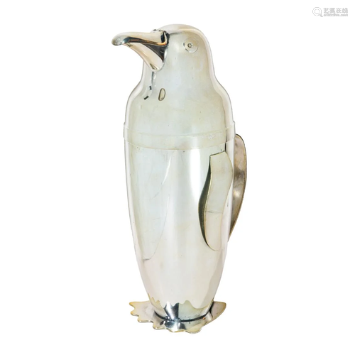 Emil Schuelke, Penguin Cocktail Shaker