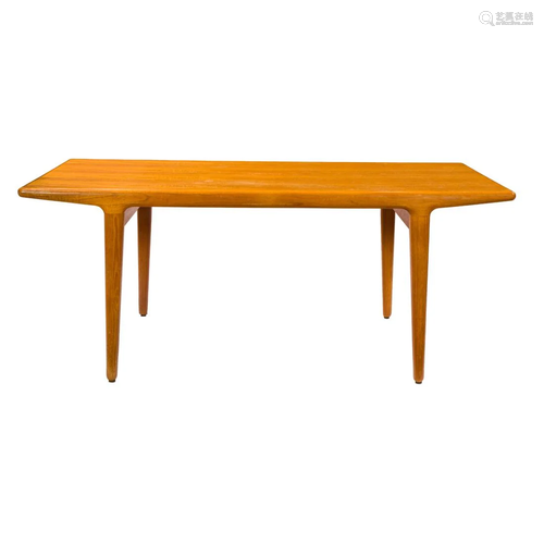 A Danish Modern teak dining table